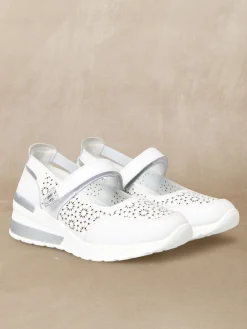 Femme Pédiconfort Babies à scratch en cuir