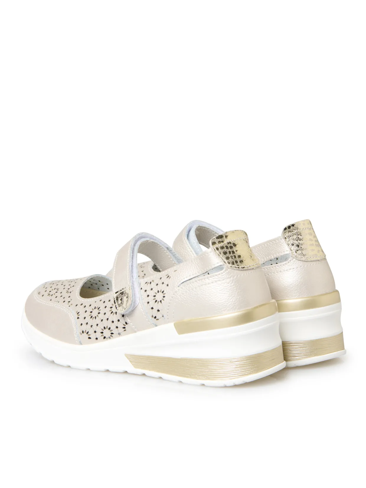 Femme Pédiconfort Babies à scratch en cuir