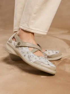 Femme Pédiconfort Babies à scratch élastiquées