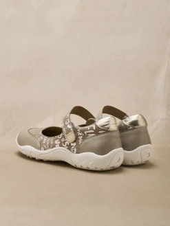 Femme Pédiconfort Babies à scratch motifs brillants