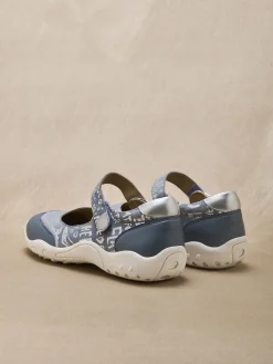 Femme Pédiconfort Babies à scratch motifs brillants