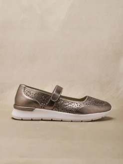 Femme Pédiconfort Babies à scratch semelle amovible