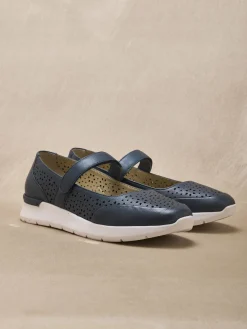 Femme Pédiconfort Babies à scratch semelle amovible