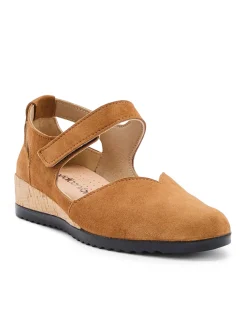 Femme Pédiconfort Babies à scratch semelle amovible