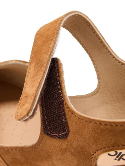 Femme Pédiconfort Babies à scratch semelle amovible