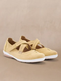 Femme Pédiconfort Babies cuir brides croisées