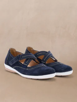 Femme Pédiconfort Babies cuir brides croisées