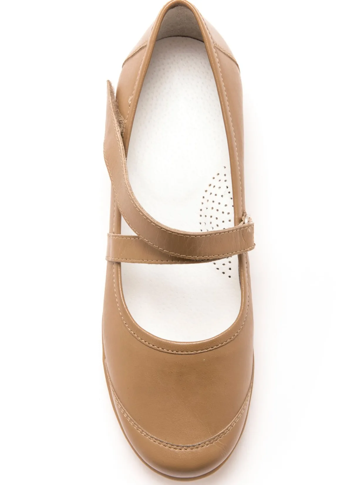 Femme Pédiconfort Babies cuir lisse grande largeur