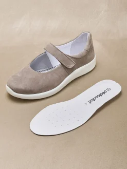 Femme Pédiconfort Babies cuir velours à scratch