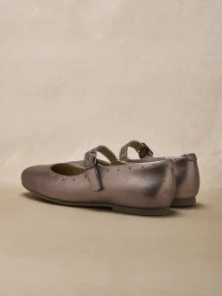 Femme Pédiconfort Babies plates tout cuir