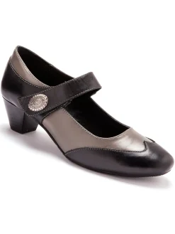 Femme Pédiconfort Babies scratchées cuir à aérosemelle®