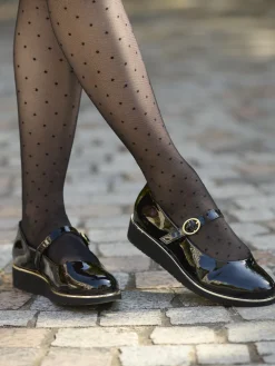 Femme Pédiconfort Babies trépointe dorée