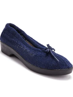 Femme Pédiconfort Ballerines au dessus tricoté femme