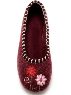 Femme Pédiconfort Ballerines brodées