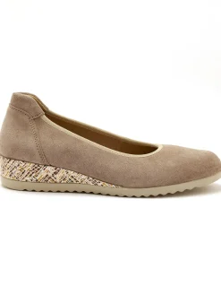 Femme Pédiconfort Ballerines compensées semelle amovible