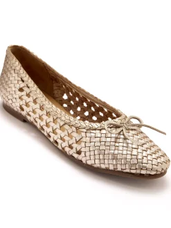 Femme Pédiconfort Ballerines en cuir tressées