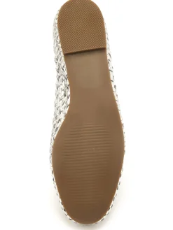 Femme Pédiconfort Ballerines en cuir tressées