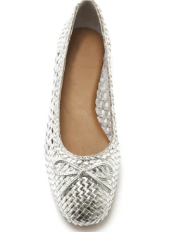 Femme Pédiconfort Ballerines en cuir tressées