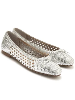 Femme Pédiconfort Ballerines en cuir tressées