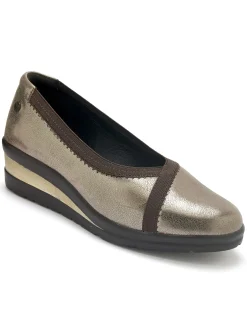 Femme Pédiconfort Ballerines tout cuir élastiquées