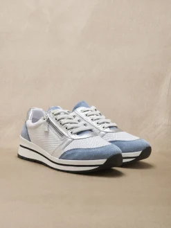 Femme Pédiconfort Baskets avec zip et lacets