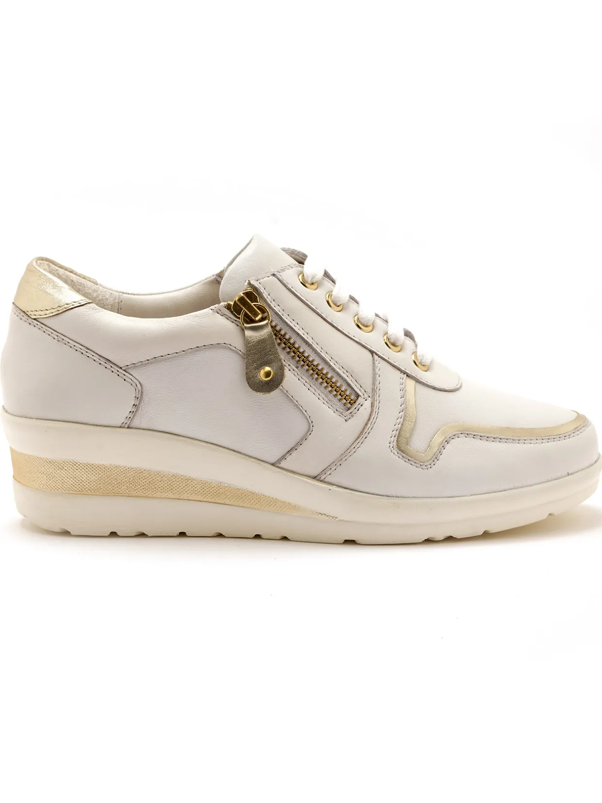 Femme Pédiconfort Baskets cuir à aérosemelle®