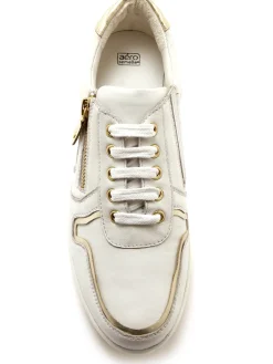 Femme Pédiconfort Baskets cuir à aérosemelle®