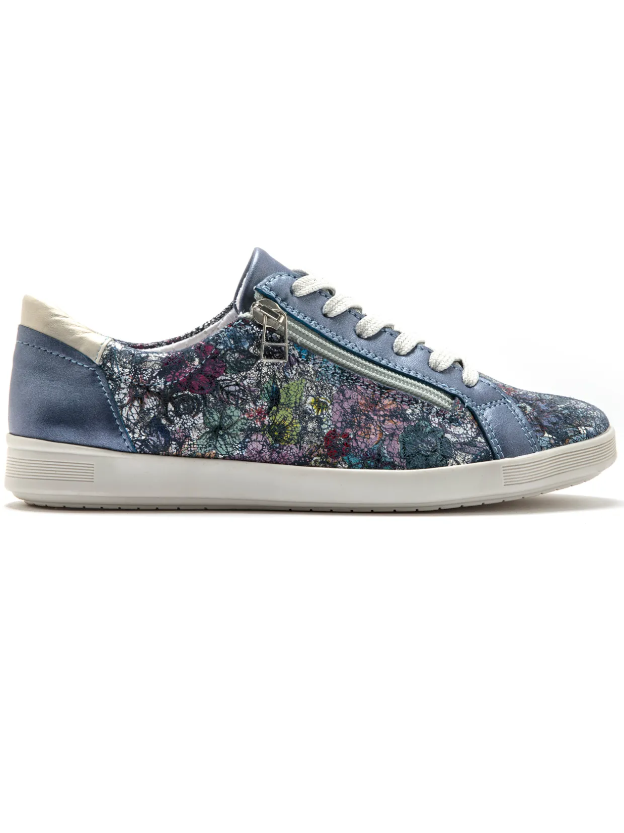 Femme Pédiconfort Baskets cuir à aérosemelle®