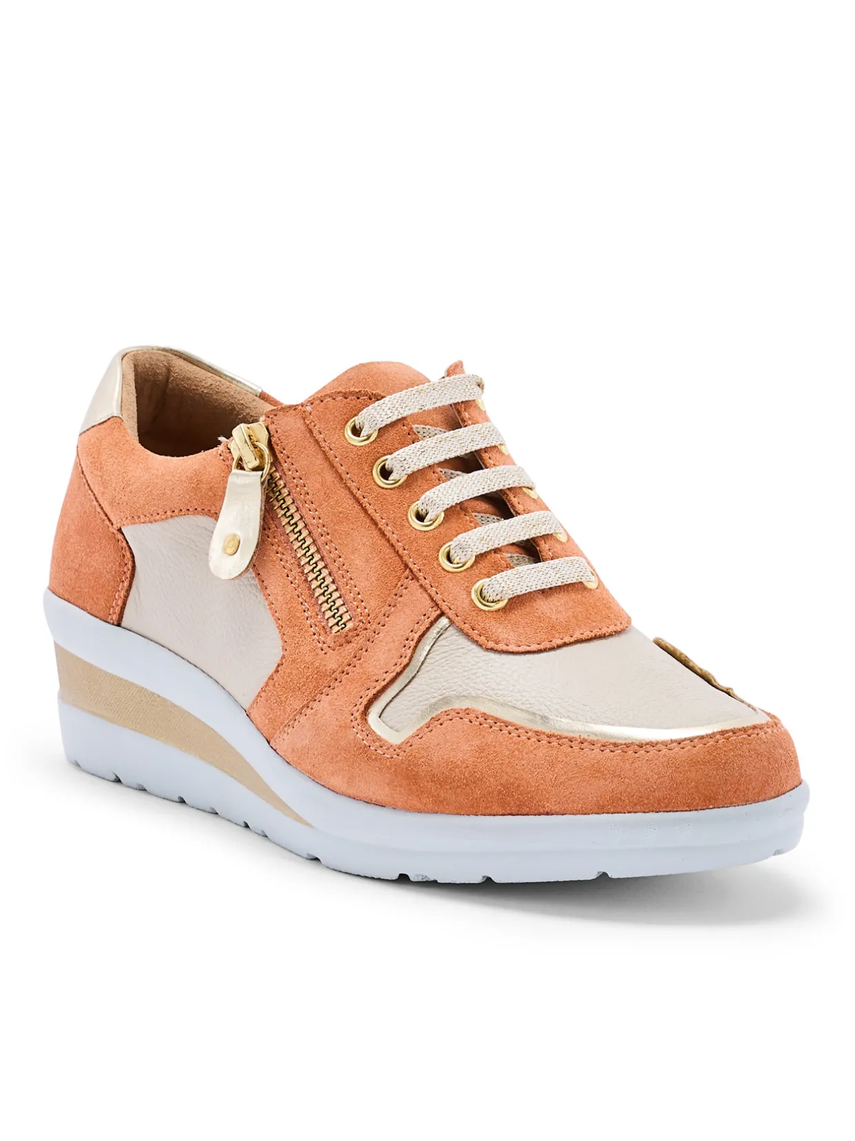 Femme Pédiconfort Baskets cuir à aérosemelle®