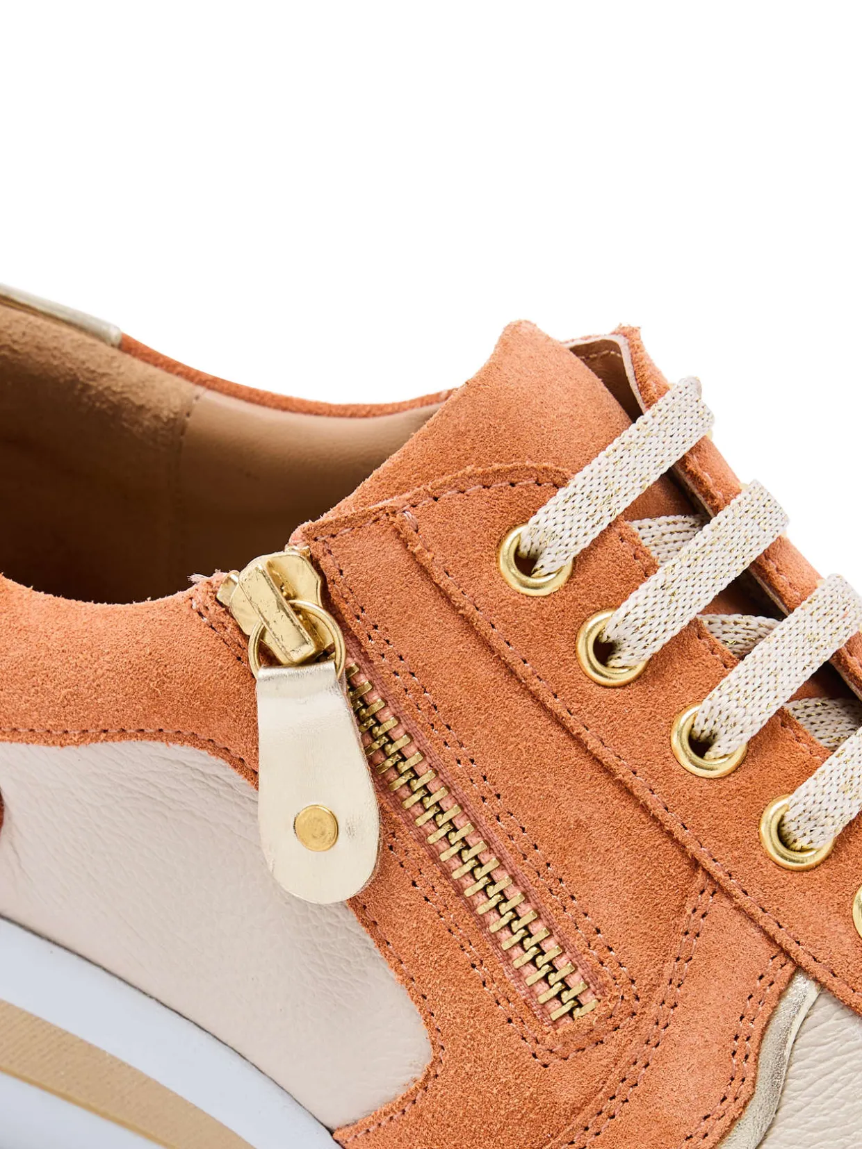 Femme Pédiconfort Baskets cuir à aérosemelle®