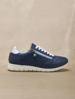 Femme Pédiconfort Baskets cuir à aérosemelle® amovible