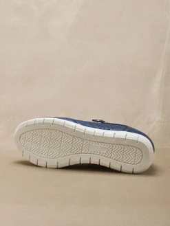 Femme Pédiconfort Baskets cuir à aérosemelle® amovible