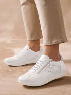 Femme Pédiconfort Baskets cuir à aérosemelle® amovible