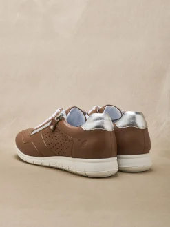 Femme Pédiconfort Baskets cuir à aérosemelle® amovible