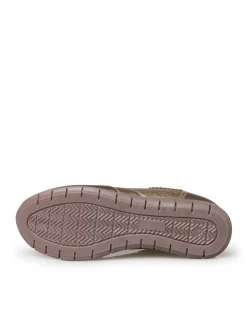 Femme Pédiconfort Baskets cuir à aérosemelle amovible