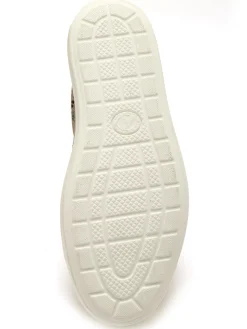 Femme Pédiconfort Baskets cuir avec zip et lacets