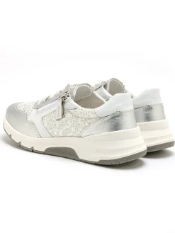 Femme Pédiconfort Baskets cuir et textile