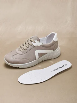 Femme Pédiconfort Baskets extra larges semelle amovible