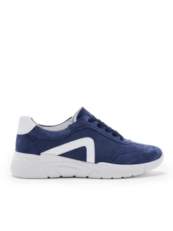 Femme Pédiconfort Baskets extra larges semelle amovible