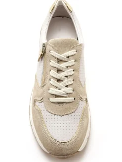 Femme Pédiconfort Baskets fantaisie zippées et lacées