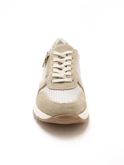 Femme Pédiconfort Baskets fantaisie zippées et lacées