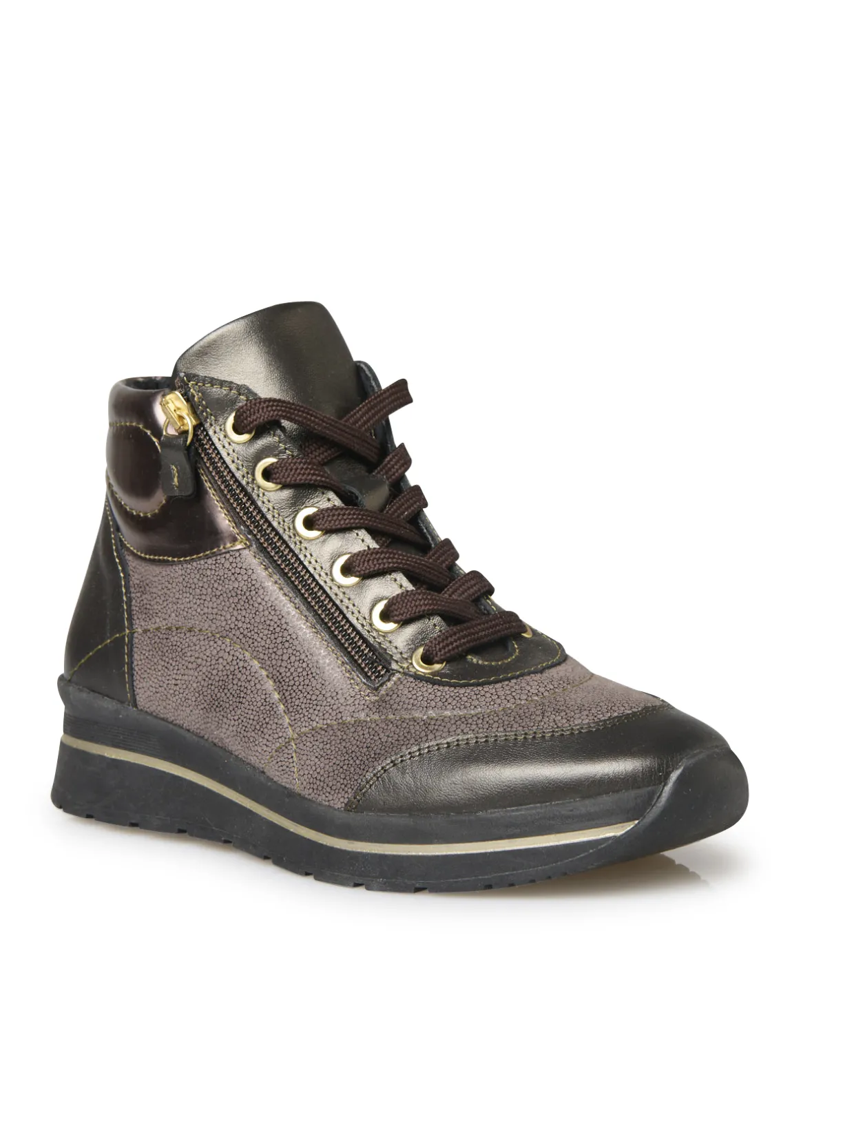 Femme Pédiconfort Baskets montantes molletonnées