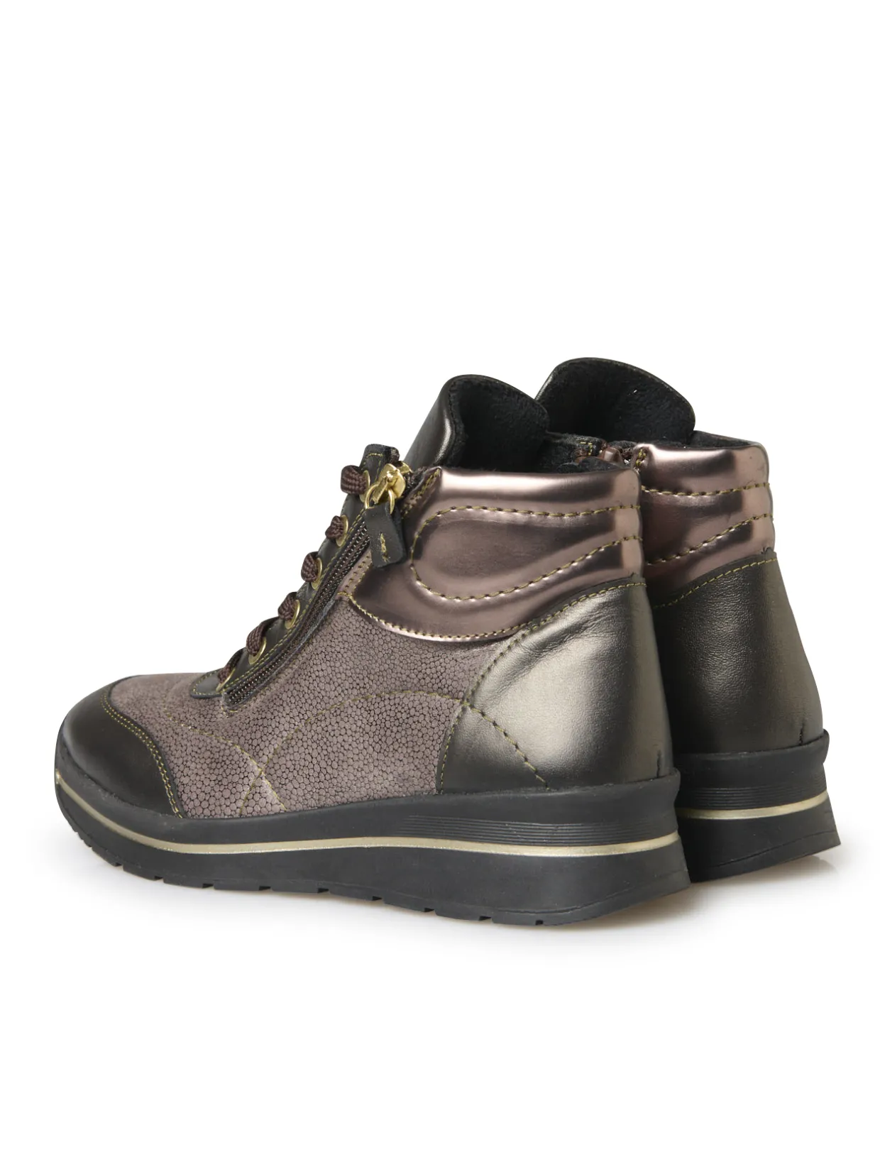 Femme Pédiconfort Baskets montantes molletonnées