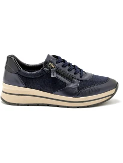 Femme Pédiconfort Baskets zip et lacets semelle amovible