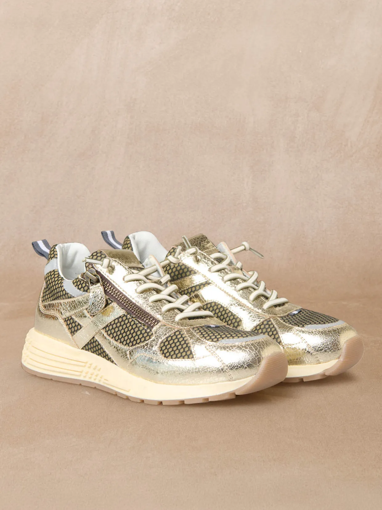 Femme Pédiconfort Baskets zippées à semelle amovible