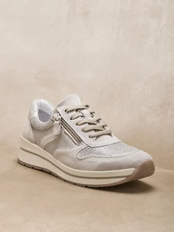 Femme Pédiconfort Baskets zippées à semelle amovible