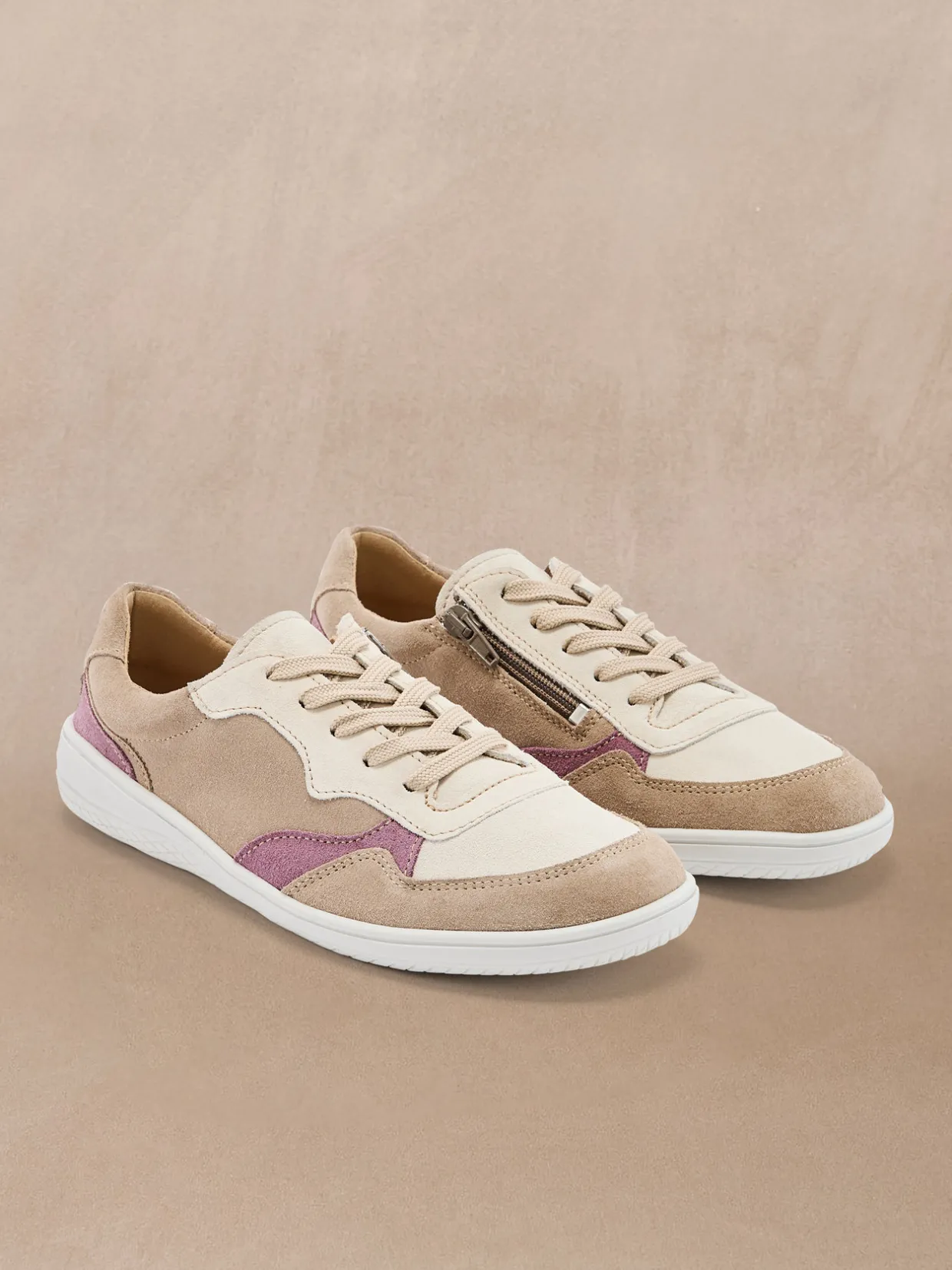 Femme Pédiconfort Baskets zippées semelle amovible