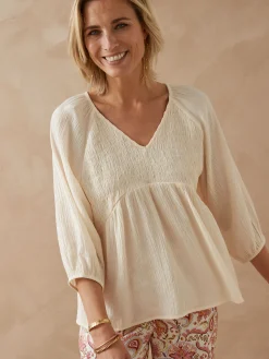Femme Daxon Blouse à smocks
