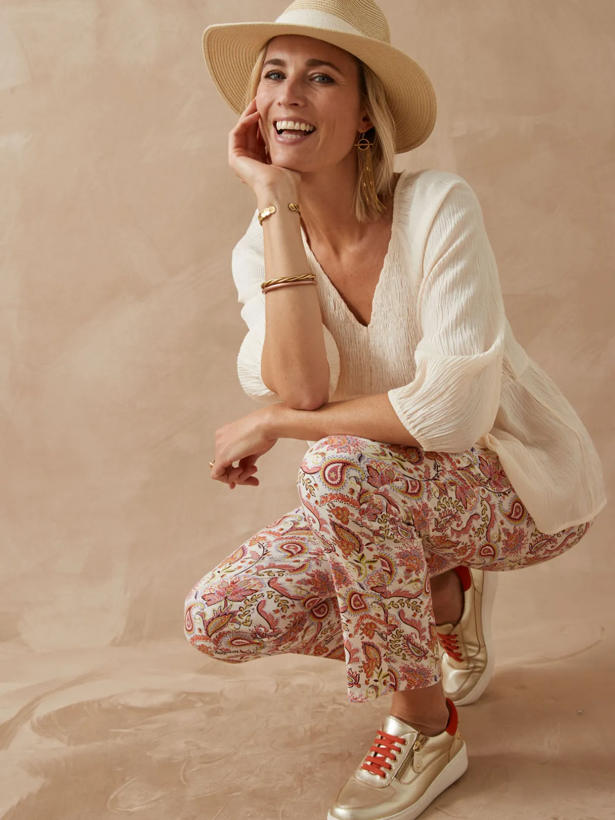 Femme Daxon Blouse à smocks