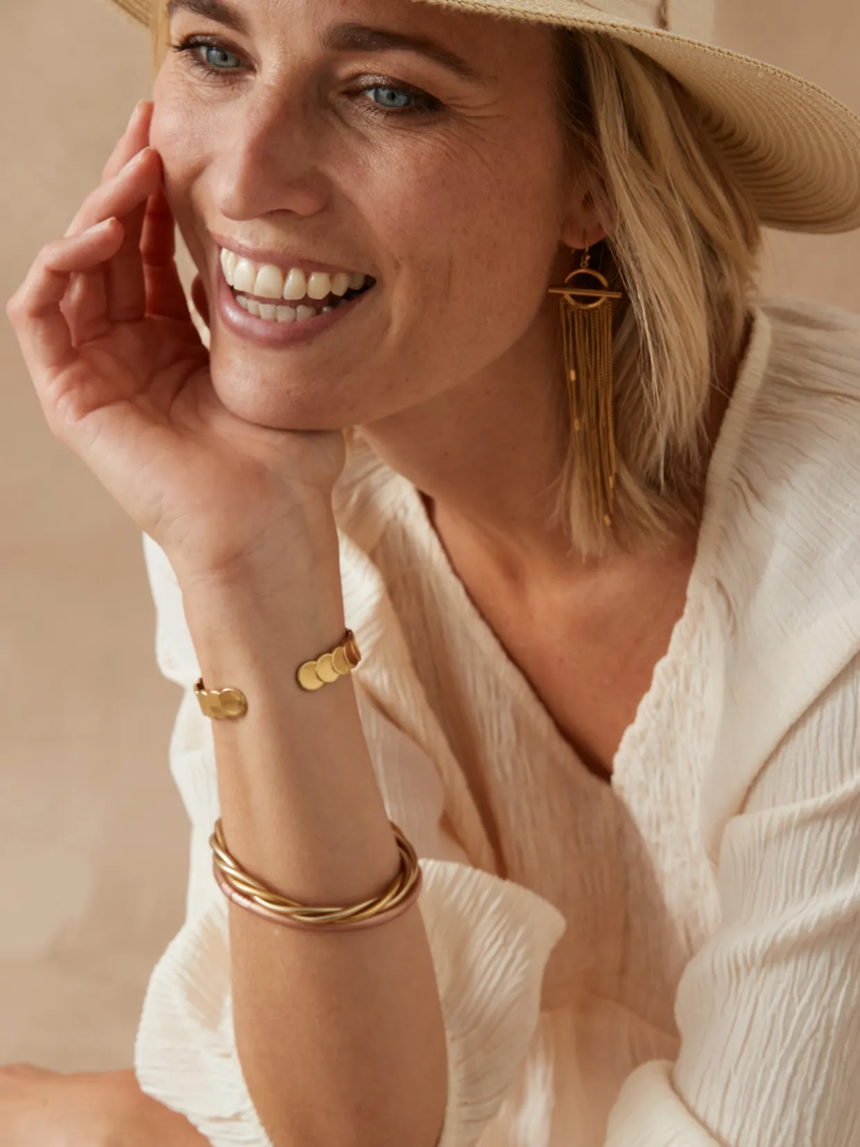 Femme Daxon Blouse à smocks